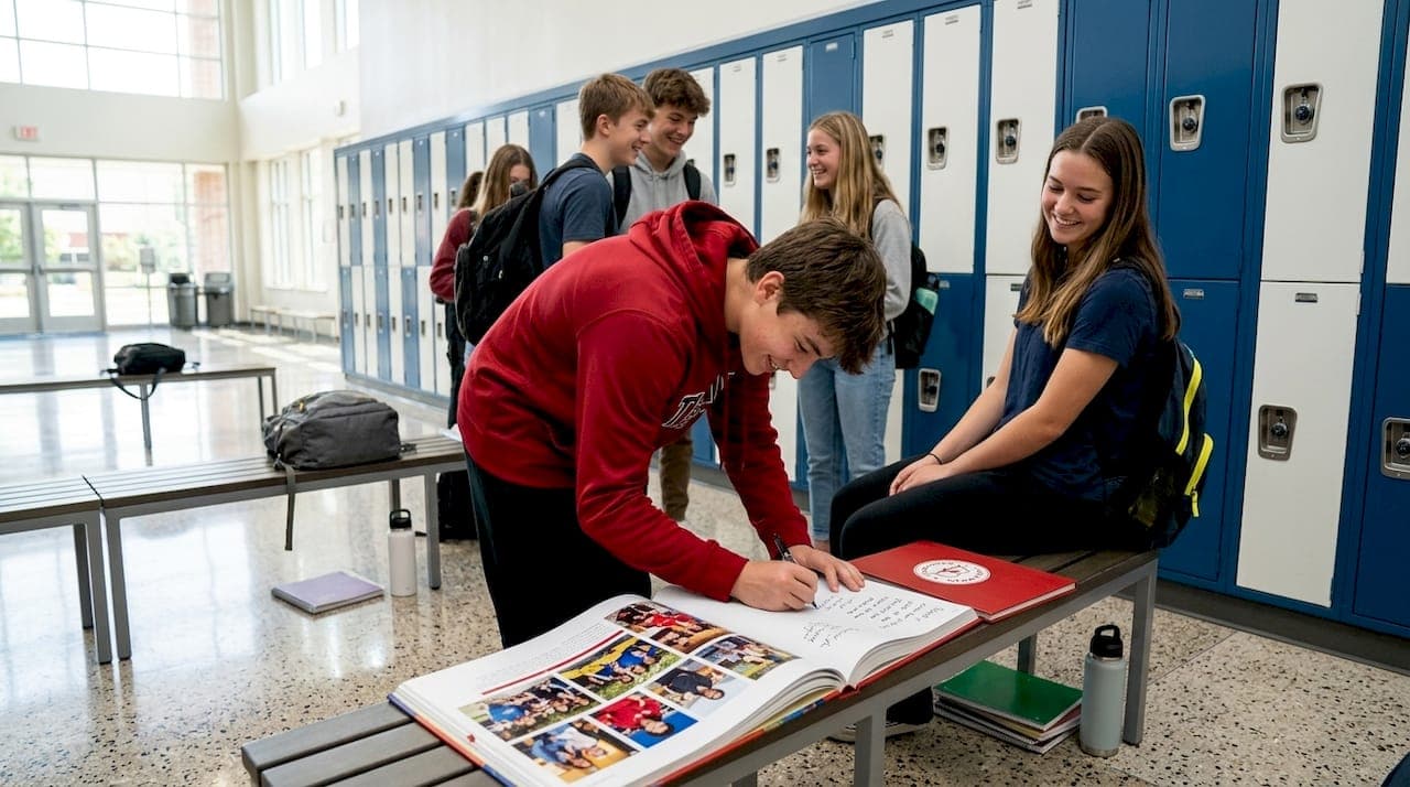 What Is a Yearbook Autograph Page? A Student Guide